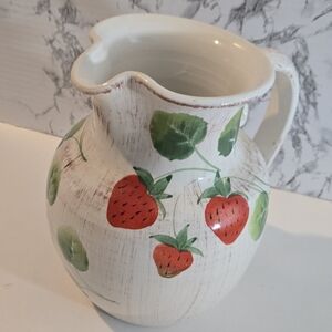 Made in Italy World Market Strawberry H2o Pitcher